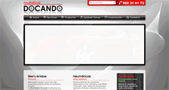 Desktop Screenshot of neumaticosdocando.com