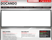 Tablet Screenshot of neumaticosdocando.com